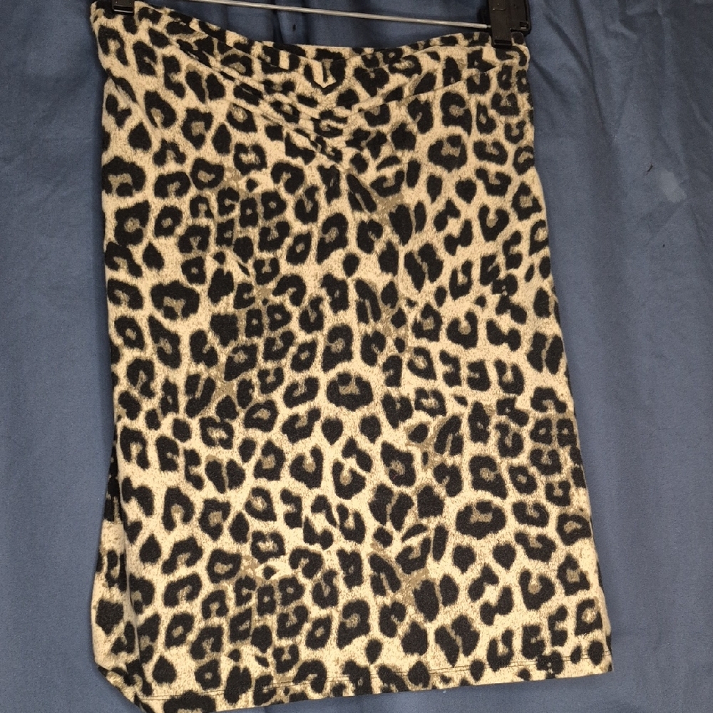 Leopard Print Tube Top